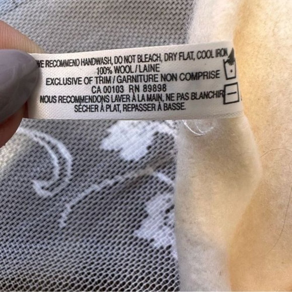 Parkhurst 100% wool ivory beret - Picture 5 of 5